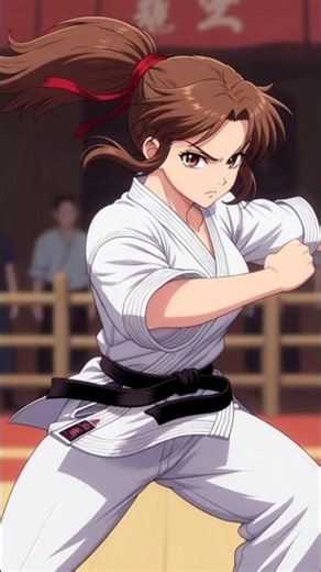 “Anime Karate Girl Fight 🥋🔥 | Epic Dojo Battle | Girl vs Girl Action Scene”