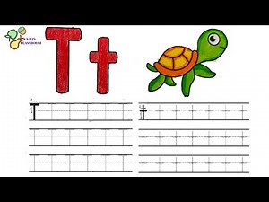 Tracing Alphabet Letter Tt | Tracing Small and Capital Letter T | Practice Writing by Kids Classroom