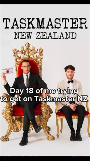 Your Time Starts Now on Instagram: "Day 18 of me trying to get on Taskmaster NZ @paknsave Would you sponsor me to get on the show? Or talk to Jeremy wells for me? #taskmasternz #taskmaster #tasks #comedy"