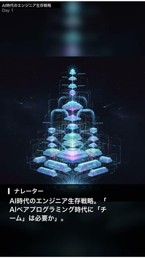 「人間は自分のミスに自分で気づくのが苦手だ。チームとはつまり『相互の盲点を補完する仕組み』だ」| AI時代にエンジニアが生き残るには #shorts #ai #プログラミング #エンジニア