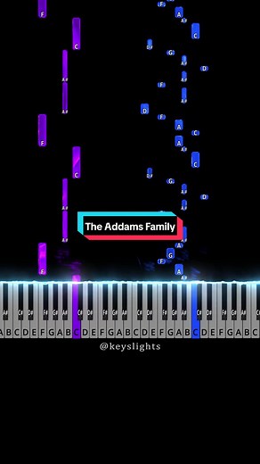 The Addams Family Theme Piano Tutorial