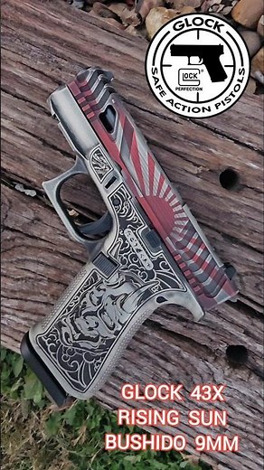 The Rising Sun Bushido Glock 9mm 43x Up Close