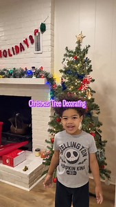 I love how much he cares about stuff like this and I cherish all these special moments. When the triplets get older we will need a bigger tree! We love the holidays! 🎄🌲🎄❄️☃️#chrisrmastreedecorating #ornamentsdiy #bigbrother | Sadie Sirls