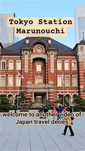 Tokyo Station at Golden hour🌅 | Marunouchi Looks Unreal #japantravel #tokyo #marunouchi