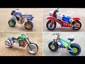 4 Amazing diy toy Motorcycle you can make at Home | diy dc motor bike | creative diy projects