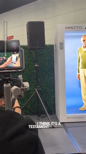 An AI-powered hologram of Stan Lee took the stage at LA Comic Con, letting fans connect with a virtual version of the icon. Video: @protohologram #ai #artificialintelligence #hologram #technews | Digital Trends