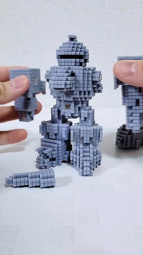 ドット絵の恐竜が５体合体するロボットを作った！ティラノサウルスやトリケラトプス