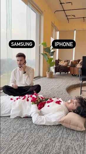 iPhone vs Samsung 😂