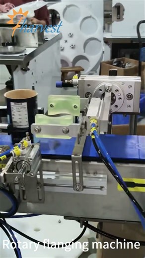 Automatic Paper tube Rotary Flanging Machine, Can Flanger Machine , Tube edge Flaring Machine (New)