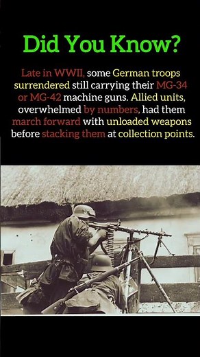 Armed Surrender #ww2