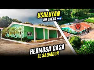 🏠BEAUTIFUL HOUSE FOR SALE in USULUTAN, EL SALVADOR😎 Very Close to the Center and at a Good Price🤑