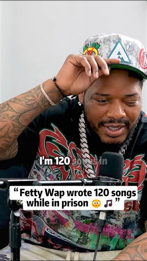 Fetty wap Wrote 120 SONGS in PRISON🤯🔥 #shorts