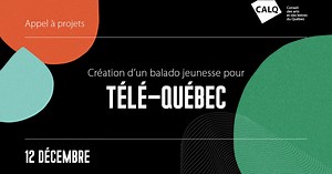 Appel à projets pour la création d’un balado jeunesse pour Télé-Québec