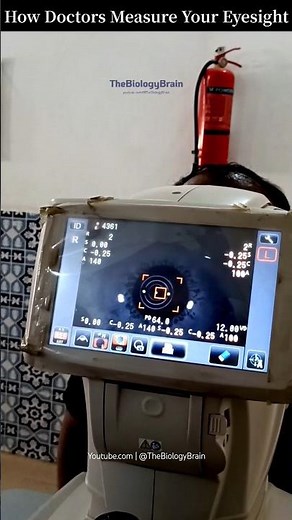 How Doctors Measure Your Eyesight. #shorts #eyesight #health #eyetest #youtubeshorts