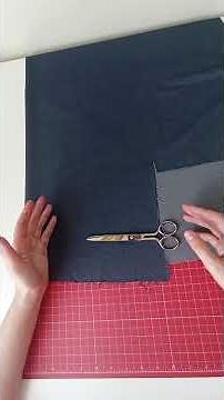 It's best to cut the fabric with scissors or a craft knife. #sewing #sewingtips
