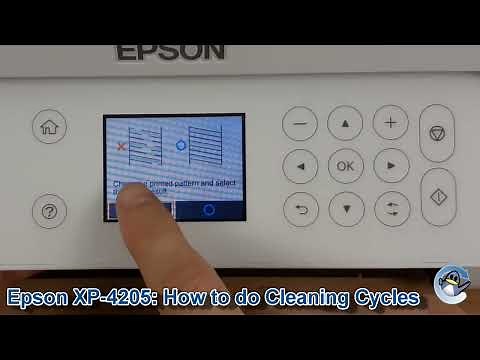 Epson XP-4200/XP-4205: How to do Printhead Cleaning Cycles and Improve Print Quality