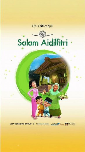 🌟Selamat Hari Raya Aidilfitri. Maaf Zahir dan Batin. 🌟#UpinIpin #shorts