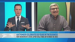 Moncton auctioneer Steve Liptay just celebrated 50 years on the job, and he’s still loving every minute of it. He joins Todd van der Heyden to recap the highlights of his career thus far. | CTV News Channel
