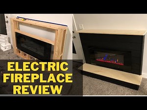 Electric Fireplace Review | Amazon Basics Electric Fireplace