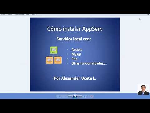 Cómo instalar el servidor local AppServ