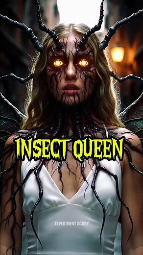 Beautiful Woman Transforms Into Insect Queen 👑 #horror