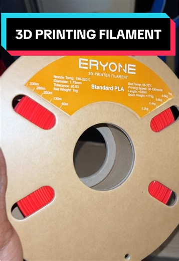 Best 3D Printing filament! #3dprinting #filament #3dprinterfilament #eryonefilament #tiktokshopbacktoschool