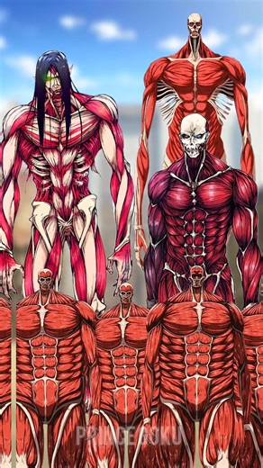 Eren Yeager All Forms 🐉 vs Colossal Titans 🔥 (Bertholdt + Erwin + Rumbling) |#aot#eren#attackontitan