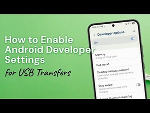 How to Enable Android Developer Settings for USB File Transfers