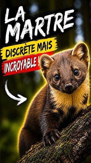 La martre aussi discrète qu'incroyable, j'ai pu capté sa présence de jour!
