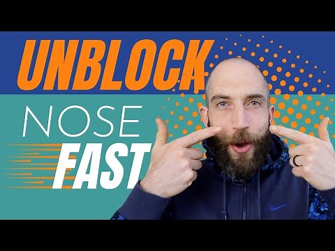 Nose Unblocking Exercise | How To Get Rid Of A Blocked Nose FAST