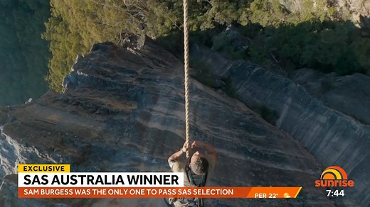 133K views · 1.8K reactions | Sam Burgess has emerged as the only celebrity to pass selection on SAS Australia on 7  The retired NRL star spoke to Kochie and Nat about the major achievement, why he was so honest about his personal problems on the show and his new movie role with Russell Crowe. | Sunrise | Facebook