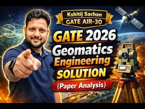 GATE 2026 Geomatics Paper Analysis 🔥 | Expected Cutoff & Key Questions