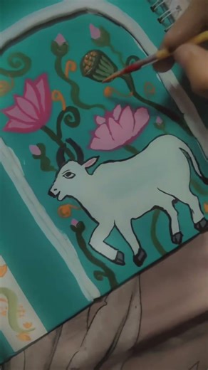 (Part-2)Let's turn this calendar into my new file...🌷🤍🫶#artwork #colors #madewithlove