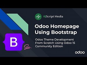 Odoo Homepage Using Bootstrap | Odoo Theme Development Tutorial From Scratch (Part 3)