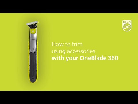 Philips OneBlade - How To Trim Using New 5-in-1 Comb