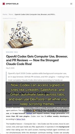 🧐👉 OpenAI Codex Chrome Extension: AI Agents Now Rule Your Browser #QixNewsAI