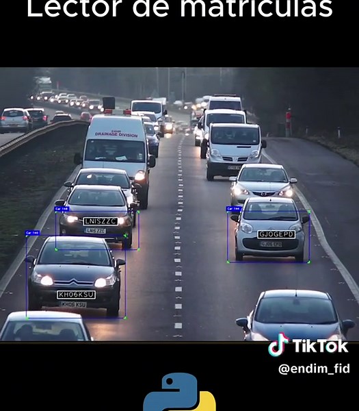 Lector de matrículas automático #python #inteligenciaartificial #proyectos