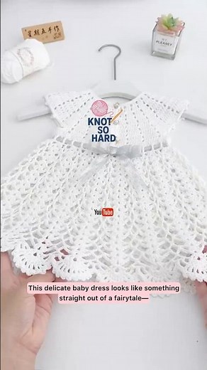 Ethereal Baby Lace Dress ✨ Easy Crochet Tutorial