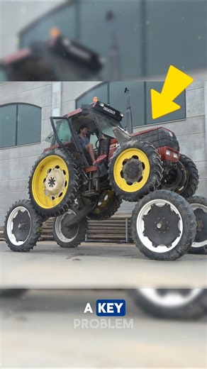 Transformer Tractor with a Hydraulic Lift