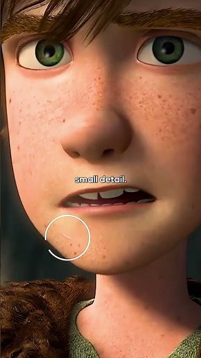 Did you notice the scar on his face in the first movie?🧐 #httyd #dragon #lifeisbutadream