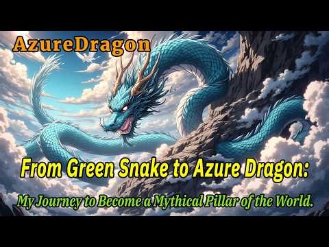 From Green Snake to Azure Dragon: My Journey to Become a Mythical Pillar of the World.#anime #action
