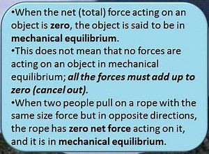 Mechanical Equilibrium