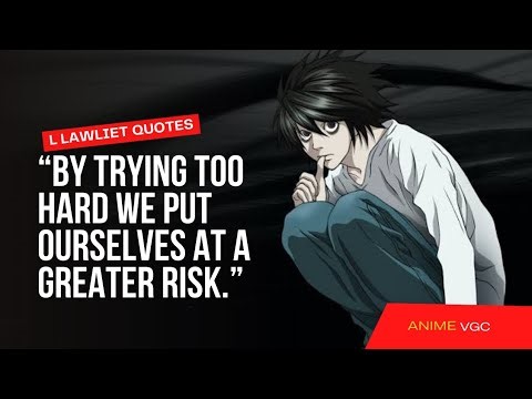 12 L Lawliet Quotes From Death Note That Are Thought Provoking