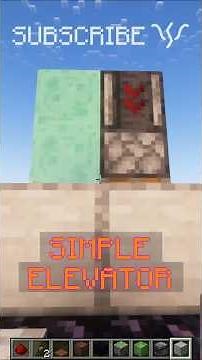 How to build an ELEVATOR using a FLYING MACHINE! | Redstone with PsiVolt #minecraft #redstone