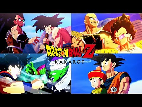 Dragon Ball Z Kakarot PS5 - Full Saiyan Saga Gameplay (4K 60FPS)