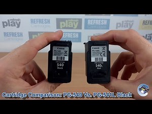 Cartridge Comparison: Canon PG-540 Vs. PG-540L Black Ink