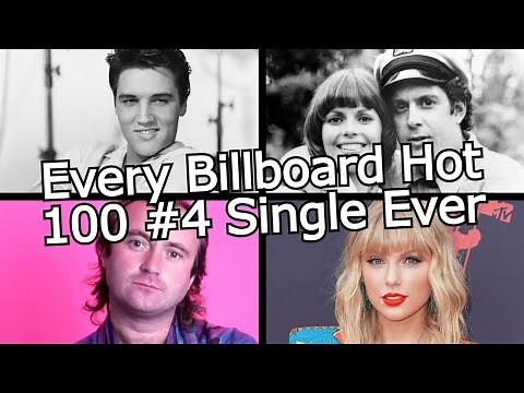 Every Billboard Hot 100 #4 Single Ever (1958-2022)