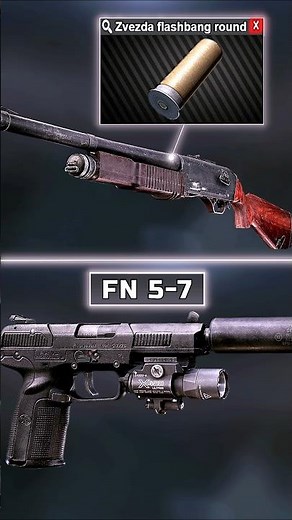 FN 5-7 Pistol with KS-23M Flashbangs