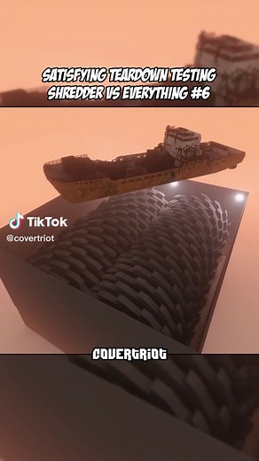 Satisfying Teardown Testing: Shredder vs Everything #6 | #teardown #teardowngame #gaming #satisfying #satisfyingvideo #epic #crash #viral #shredder