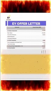 Offer Letter EY, 4.32 LPA | Squnik